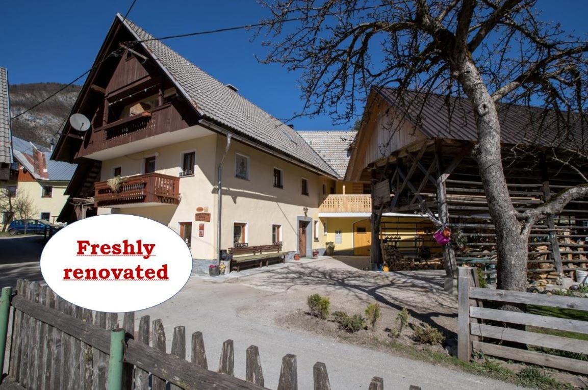 Farmhouse Pri Miklavu Бохинь Экстерьер фото